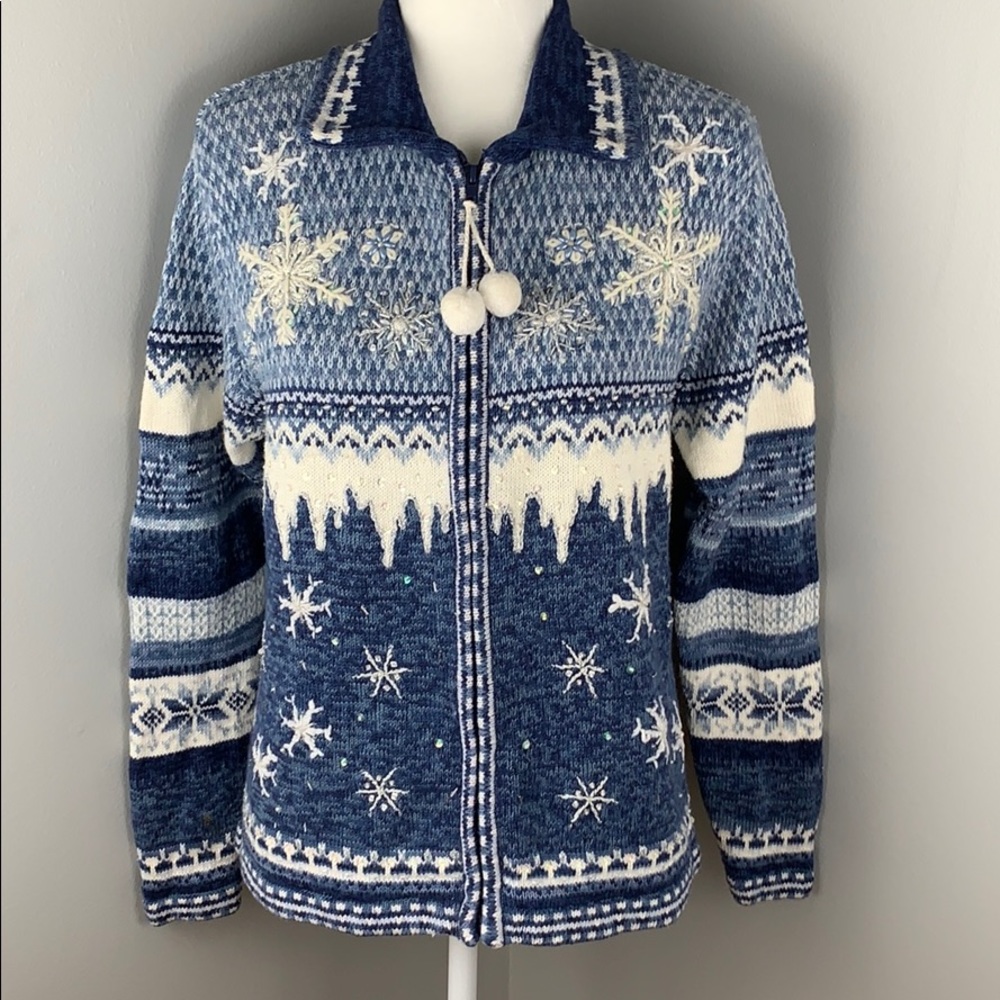 Tiara International Christmas Winter Ugly Sweater